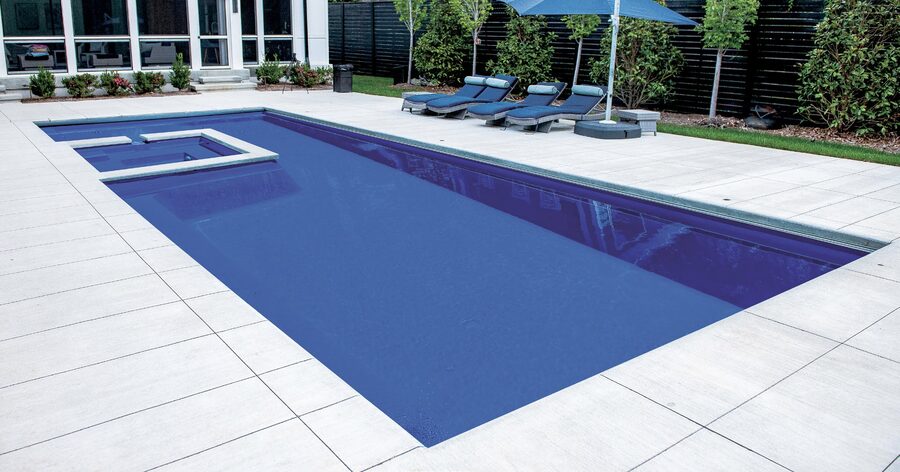 The Exquisite fiberglass pool by Imagine Pools