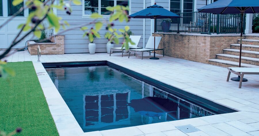 The Vision fiberglass pool by Imagine Pools